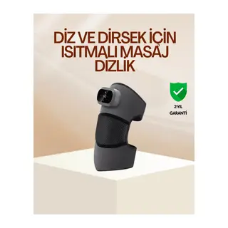 Diz ve Dirsek İçin Isıtmalı Masaj Dizlik Aparatı