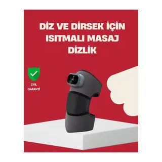 3 Seviyeli Titreşimli Isıtmalı Diz Bakım Masaj Cihazı