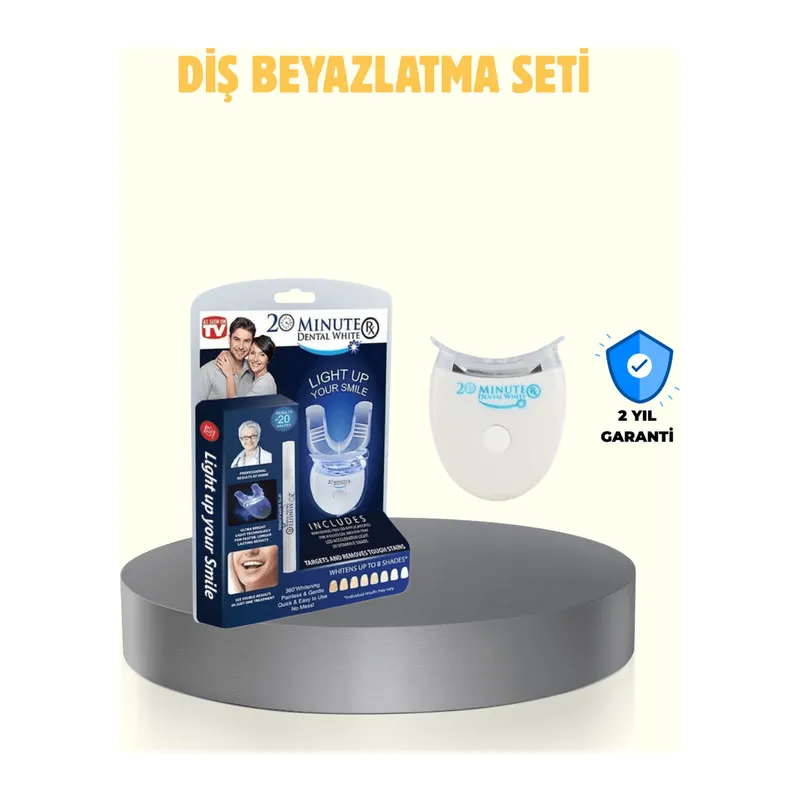 LED Işıklı Profesyonel Diş Beyazlatma Seti