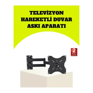 VESA Uyumlu Hareketli TV Askı Aparatı Kolay Montaj