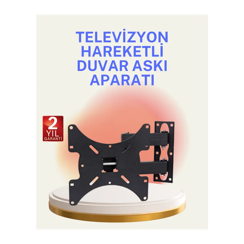 Hareketli TV Duvar Askı Aparatı 22–49 İnç Uyumlu