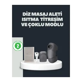 Isıtmalı Titreşimli Diz Masaj Cihazı 3D Rezonans Teknolojili