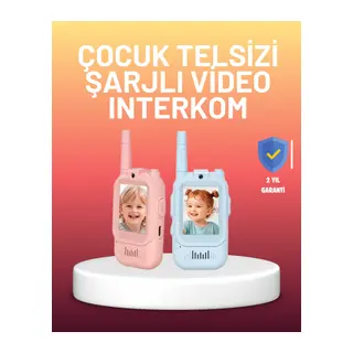 Ekranlı Walkie Talkie Oyuncağı Ses ve Görüntü Destekli