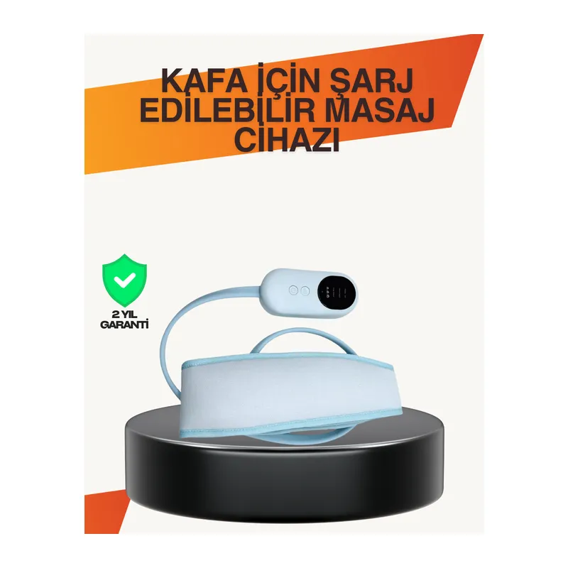 Evde Spa Etkisi Sunan Isıtmalı Baş Masaj Cihazı