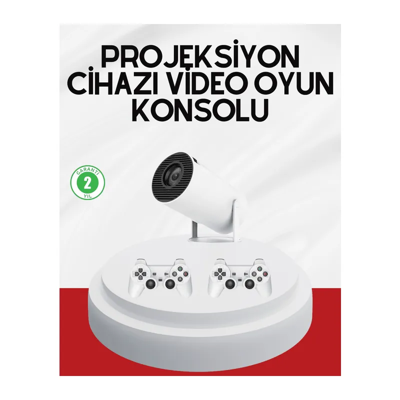 3D Oyun Destekli Kablosuz Ev Sinema Projeksiyon Cihazı