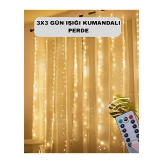 Uzaktan Kumandalı Perde Tipi Günışığı Peri Led Işık Dekorasyon