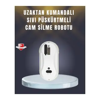 2800 Pa Güçlü Emişli Akıllı Cam Temizleyici Robot