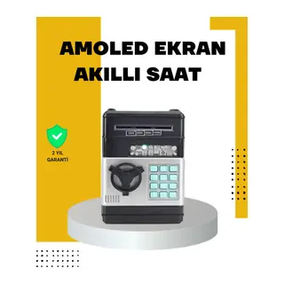 Çocuklar İçin Şifreli ATM Kasa Para Yutan Kumbara