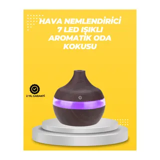 7 Renk LED Işıklı Ultrasonik Aroma Difüzör 300 ml