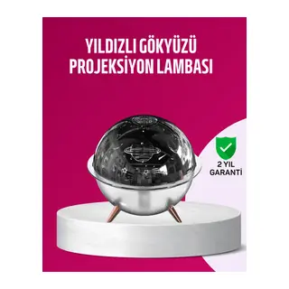 Uzay Temalı Projeksiyonlu Nemlendirici USB Güçlü Gece Lambası