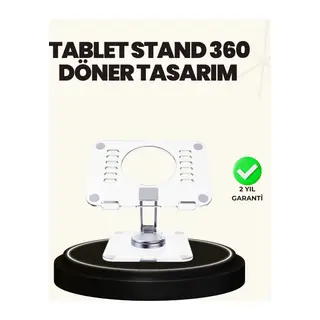 Ayarlanabilir Şeffaf Tablet Standı Kaymaz Silikon Tabanlı