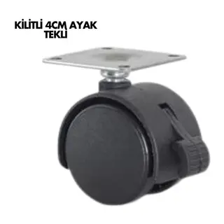 Kilitli 4CM Ayak Tekli
