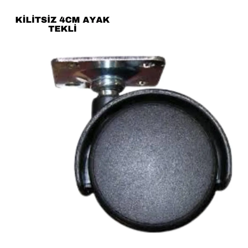 Kilitsiz 4CM Ayak Tekli