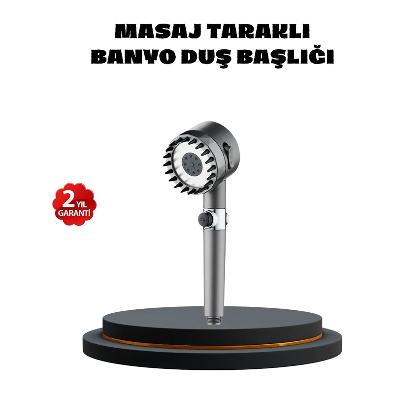 Masaj Uçlu Yüksek Basınçlı Duş Başlığı Spa Etkili