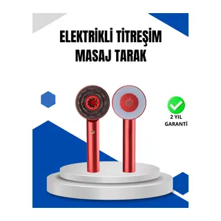 Mikro Akım Teknolojili Elektrikli Saç Masaj Fırçası Yağ Uygulamalı