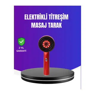 Kırmızı Işık Terapi Özellikli Saç Derisi Masaj Tarak Anti Dökülme