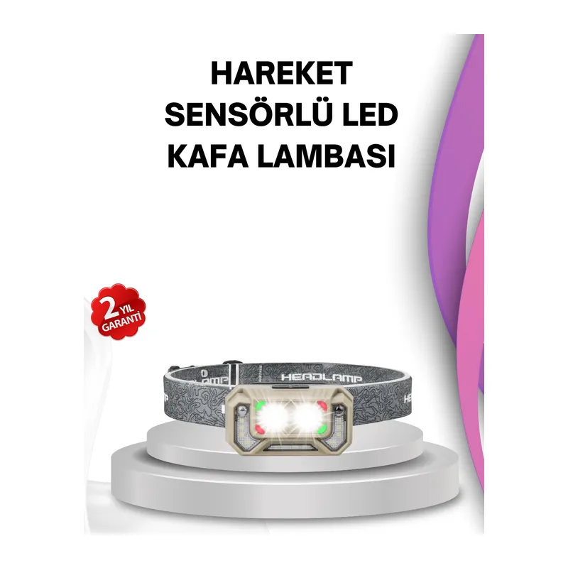 El Sallama Sensörlü LED Far Ayarlanabilir Işık Açısı