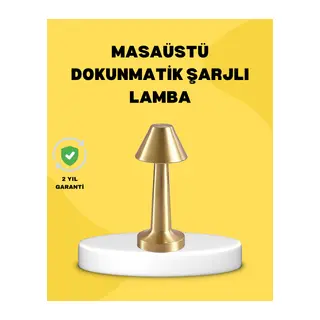 Kablosuz LED Masa Lambası 1800mAh 3 Renk Aydınlatma Dokunmatik