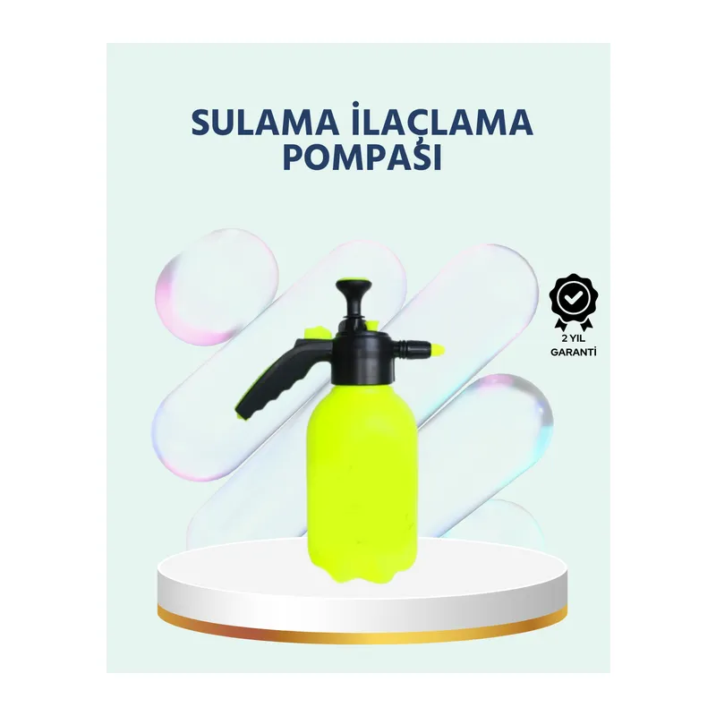Basınçlı El Pompası 2 Litre Bakır Nozul Ayarlı Jet ve Dağınık Atım
