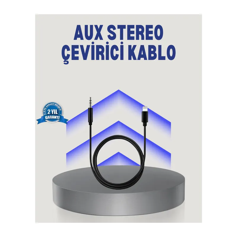 iPhone Lightning 3.5mm Aux Çevirici Kablo JH-023 Stereo Ses Aktarıcı