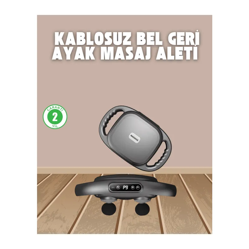 Profesyonel 6 Başlıklı Şarjlı Masaj Tabancası 2000 mAh Güçlü Performans