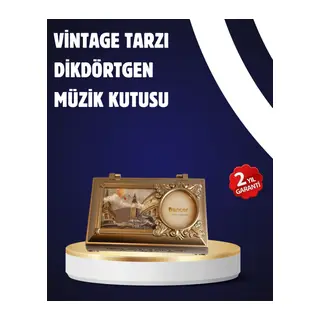 Piyano Tasarım Müzik Kutusu Balerin Figürü ve Takı Bölmeli