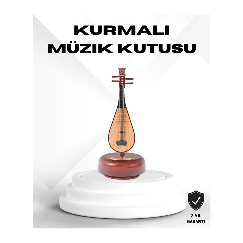 Figürlü Müzik Kutusu Zarif Melodili Dekoratif Model