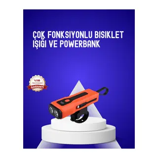 600 Lümen Şarjlı Bisiklet Farı COB Yan Çakar Acil Durum