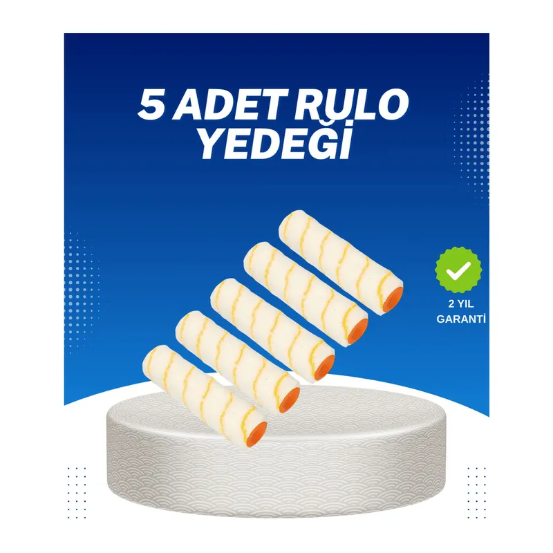 5’li Emülsiyon Boya Rulosu Duvar ve Tavan Uygulamasına Uygun