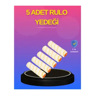 5’li Detay Boya Rulo Takımı Pürüzsüz Yüzey İçin İdeal