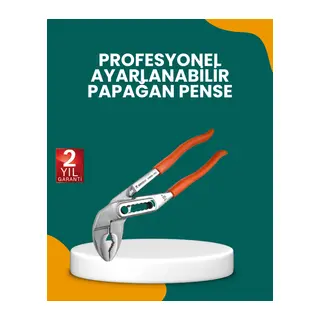 Çelik Alaşımlı Ayarlı Papağan Pense Yalıtımlı Sap