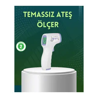 Kızılötesi Temassız Ateş Ölçer LCD Ekranlı Hassas Termometre