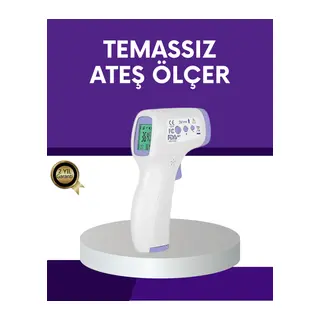 Temassız Ateş Ölçer Dijital Kızılötesi Termometre Hızlı Ölçüm