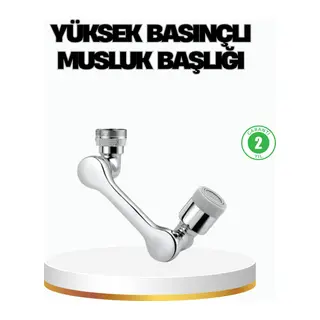 Üç Segmentli 1080 Derece Musluk Aparatı Esnek Döner Havalandırıcı Pratik Kullanım