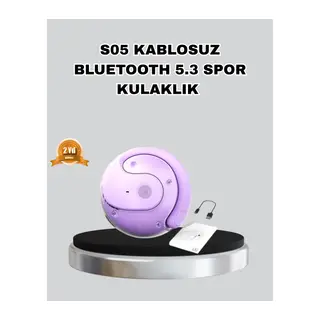 Bluetooth 5.3 S05 Kablosuz Kulaklık IPX4 Spor Uyumlu Suya Dayanıklı Stereo