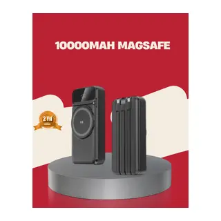 Kablosuz 15W Şarj Destekli 10000 mAh Taşınabilir Powerbank – Hızlı Şarj Özellikli