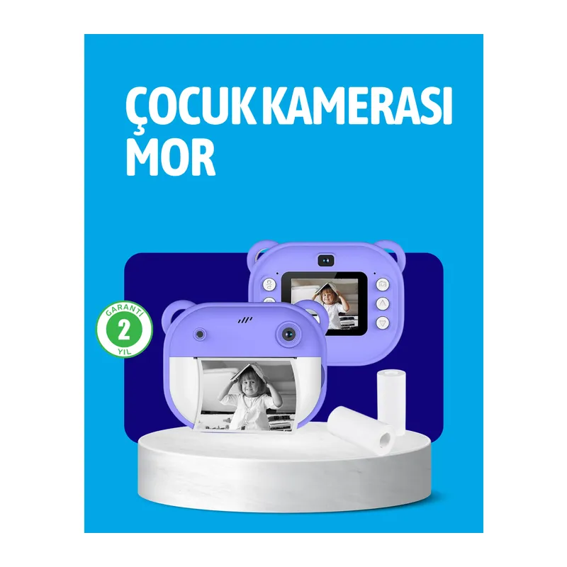 Anında Baskı Özellikli Çocuk Kamerası