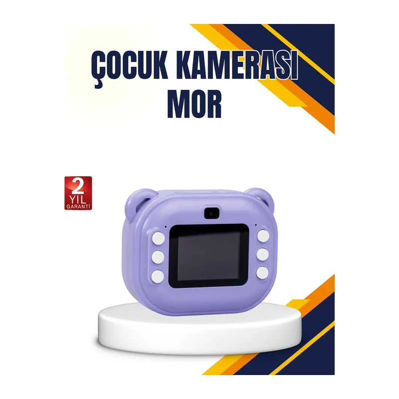 18 Efektli Şipşak Kamera – Oyunlu, Müzik Çalarlı ve Anında Baskı Özellikli