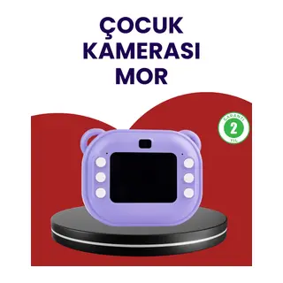 Eğlenceli Şipşak Çocuk Kamerası – Oyun, Müzik ve 18 Efektli Anında Baskı