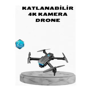 4K Kamera Özellikli Katlanabilir Drone Wi-Fi ve Yükseklik Sabitlemeli