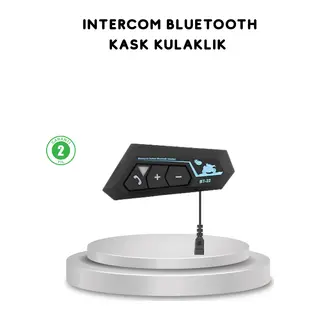 BT22 Kask Bluetooth Kulaklık 5.0 Gürültü Engelleyici ve Eller Serbest Kullanım
