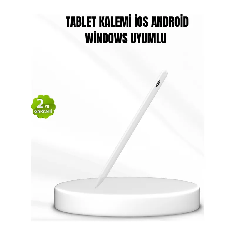 Akıllı Dokunmatik Kalem – Type-C Şarjlı, Manyetik, Apple Pencil Alternatifi Stylus Pen