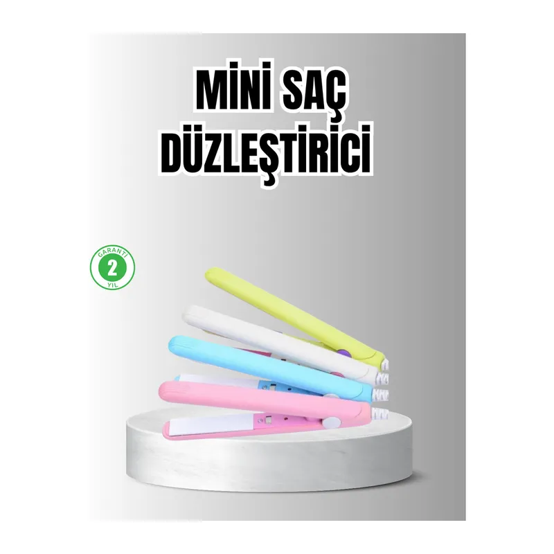 Taşınabilir Seramik Kaplama Mini Saç Düzleştirici – Seyahat ve Günlük Kullanım İçin İdeal