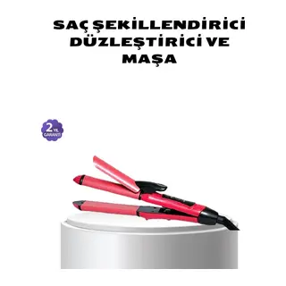 Dereceli Seramik Saç Düzleştirici – 5 Isı Seviyesi, 200°C Maksimum Sıcaklık