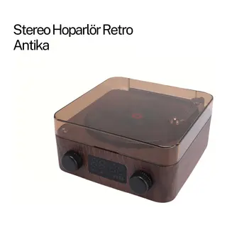 Gramafon Speaker Kahverengi