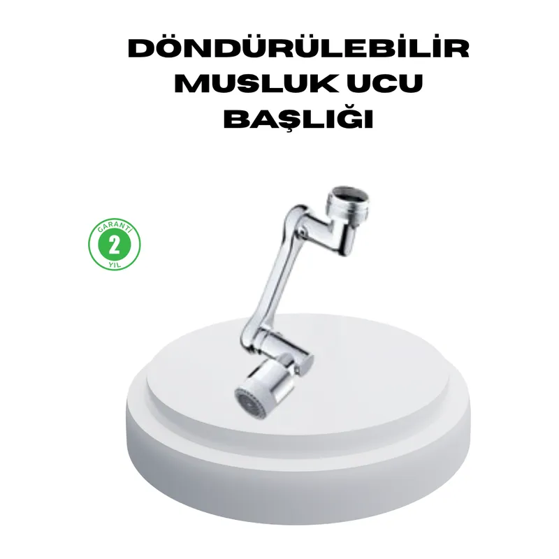 Dönebilir Musluk Başlığı – Lavabo Temizliği ve El-Yüz Yıkamada Maksimum Rahatlık