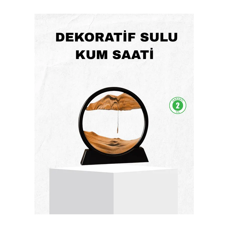 Dekoratif Kum Saati – Şık Masa Üstü Aksesuar, Dayanıklı Malzeme, Modern ve Klasik Tasarım