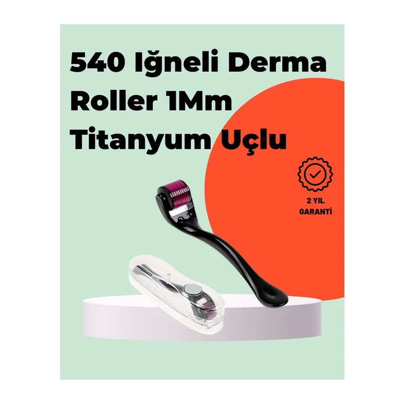 Titanyum İğneli Derma Roller – Evde Cilt Bakımı İçin Uygun