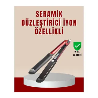 Profesyonel Saç Düzleştirici – 360° Döner Kablo ve Kompakt Tasarım