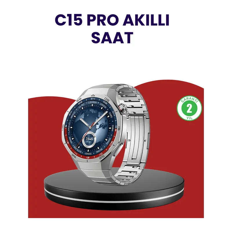 Adım Sayar ve Uyku Takip Özellikli Akıllı Saat
